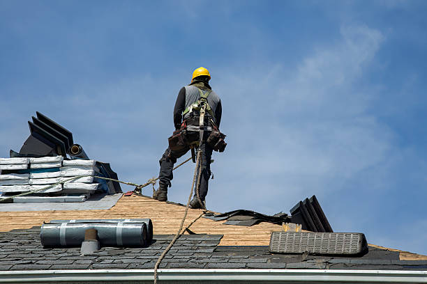 Professional Flat Roof Repair technician working in Pittsburgh, PA